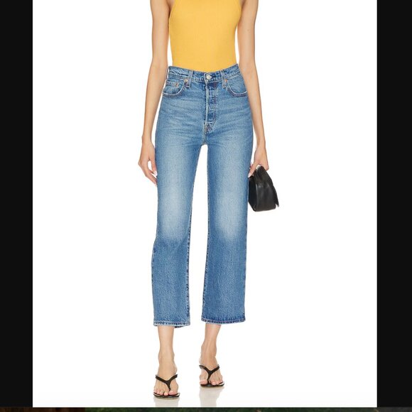 Levi’s Ribcage Straight Ankle Jean - Size 28 - Picture 1 of 10